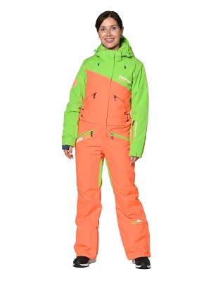 SNOW HEADQUARTER Горнолыжный комбинезон женский B-9060 Оранжевый фото в интернет-магазине FrontFlip.Ru