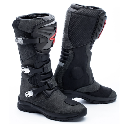 [STYLMARTIN] Мотоботы NAVAJO EVO WP BLACK ANTHRACITE, цвет Черный/Серый фото в интернет-магазине FrontFlip.Ru