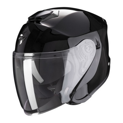 [SCORPION EXO] Мотошлем EXO-S1 SOLID, цвет Черный фото в интернет-магазине FrontFlip.Ru