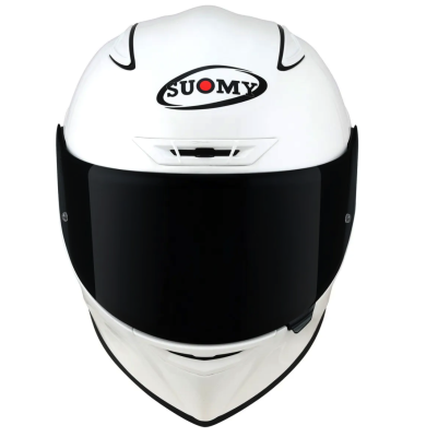 [SUOMY] Мотошлем TRACK-1 PLAIN, цвет Белый фото в интернет-магазине FrontFlip.Ru