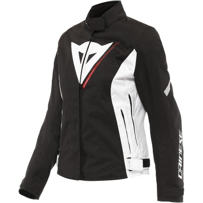 DAINESE Куртка VELOCE D-DRY жен A66 BLK/WHITE/LAVA-RED фото в интернет-магазине FrontFlip.Ru