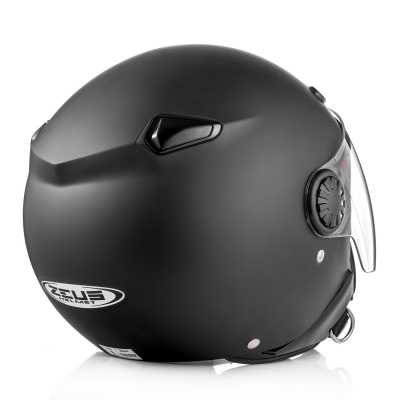 ZEUS Шлем открытый ZS-210B Термопластик, мат., Черный фото в интернет-магазине FrontFlip.Ru