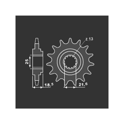 PBR Звезда передняя    2119-15 фото в интернет-магазине FrontFlip.Ru