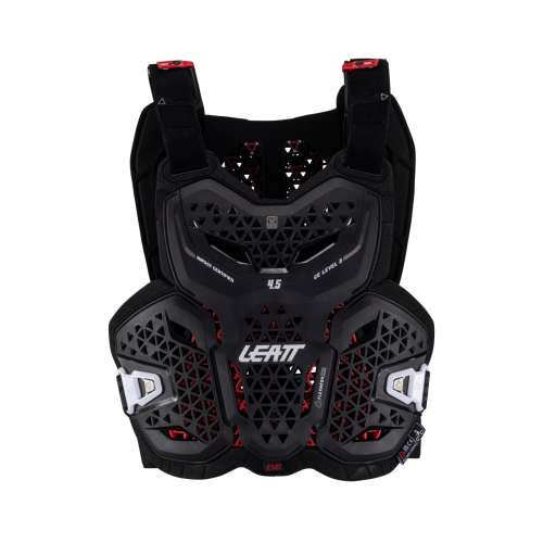 Защита панцирь Leatt Chest Protector 4.5 Evo Black фото в интернет-магазине FrontFlip.Ru