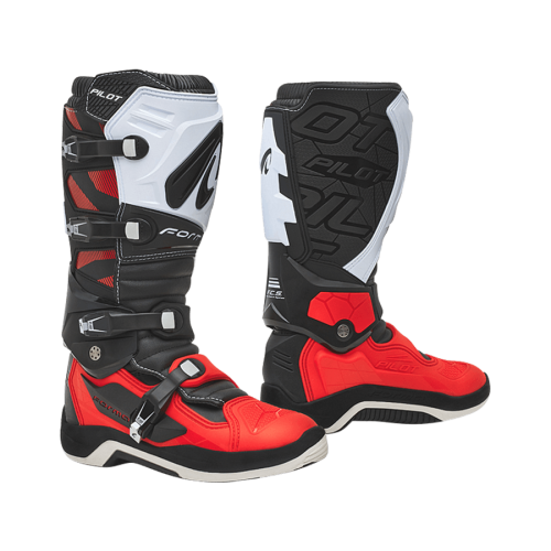 FORMA Ботинки PILOT BLACK/RED/WHITE фото в интернет-магазине FrontFlip.Ru