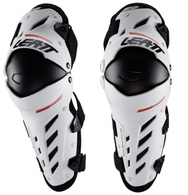 Наколенники Leatt Dual Axis Knee & Shin Guard White фото в интернет-магазине FrontFlip.Ru