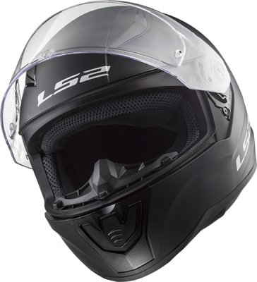 LS2 Мотошлем FF353 RAPID SOLID черный матовый фото в интернет-магазине FrontFlip.Ru