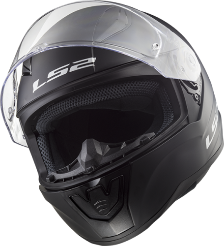 LS2 Мотошлем FF353 RAPID SOLID черный матовый фото в интернет-магазине FrontFlip.Ru