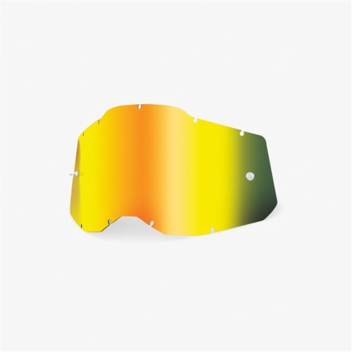 Линза подростковая 100% AC2/ST2 Youth Replacement Lens Mirror Gold (51009-259-01) фото в интернет-магазине FrontFlip.Ru