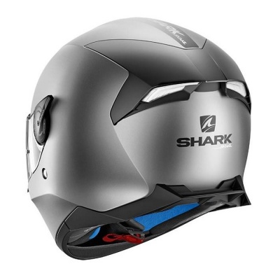 SHARK Мотошлем SKWAL 2 BLANK mat AMA Серый Матовый фото в интернет-магазине FrontFlip.Ru