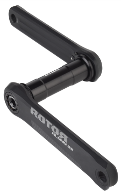 Шатуны Rotor Aldhu 3D+ Crank Arms Black 175mm (C02-102-21010-0) фото в интернет-магазине FrontFlip.Ru