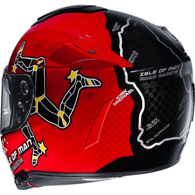 HJC Шлем RPHA 70 ISLE OF MAN MC1 фото в интернет-магазине FrontFlip.Ru