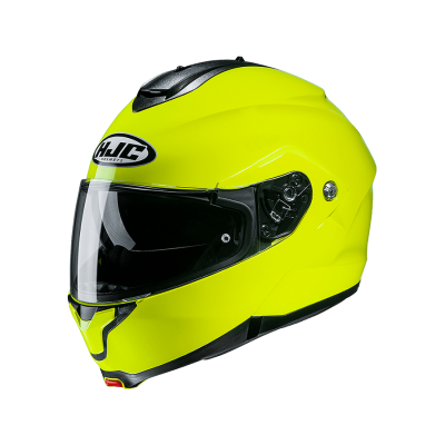 HJC Шлем C 91 FLUORESCENT GREEN фото в интернет-магазине FrontFlip.Ru