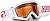 Очки ARIETE MUDMAX WHITE/DOUBLE ORANGE VENTILATED LENS PINS