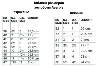 Мотоботы детские Acerbis X-TEAM JR Black/Grey витринный фото в интернет-магазине FrontFlip.Ru