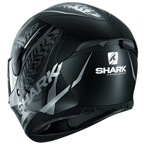 [SHARK] Мотошлем D-SKWAL 2 SHIGAN, цвет Черный Матовый/Серый Матовый фото в интернет-магазине FrontFlip.Ru