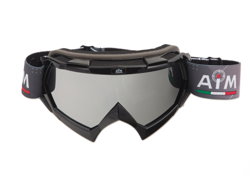 Очки кроссовые AiM (PRO) 157-100 Black Glossy фото в интернет-магазине FrontFlip.Ru