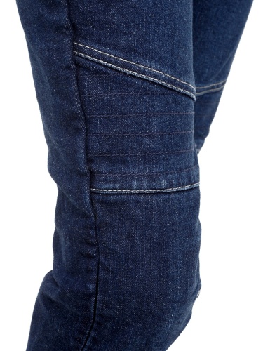 STARKS CR мотоджинсы GWENDOLYN, жен., Regular fit, стрейч, Синий Потёртый, Stonewash фото в интернет-магазине FrontFlip.Ru
