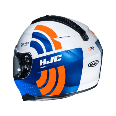 HJC Шлем C 70 CURVES MC27 фото в интернет-магазине FrontFlip.Ru