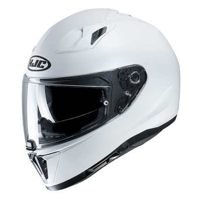 HJC Шлем i 70 SEMI FLAT PEARL WHITE фото в интернет-магазине FrontFlip.Ru