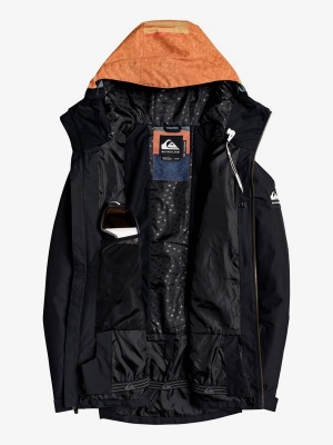 QUIKSILVER КУРТКА СНОУБОРДИЧЕСКАЯ TR AMBITION JK M SNJT NML6 APRICOT ORANGE TR SUNRISES фото в интернет-магазине FrontFlip.Ru