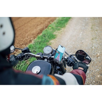 INTERPHONE Универсальный держатель с антивибрацией смартфона на руль мотоцикла, велосипеда SMCRAB24 фото в интернет-магазине FrontFlip.Ru