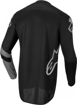 ALPINESTARS Джерси детская YOUTH RACER GRAPHITE JERSEY черно-темно-серый, 111 фото в интернет-магазине FrontFlip.Ru