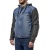 MOTEQ Куртка джинсовая с кожаными рукавами Groot Синий/Чёрный фото в интернет-магазине FrontFlip.Ru