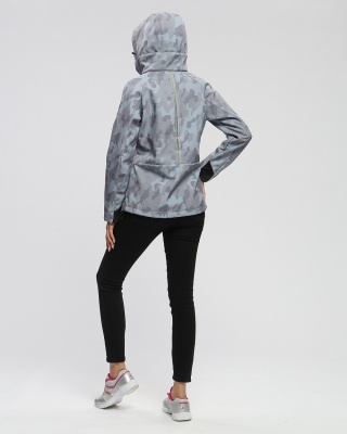Ветровка MTFORCE женская softshell серого цвета 2207-1Sr фото в интернет-магазине FrontFlip.Ru