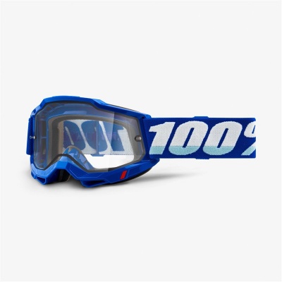 Очки 100% Accuri 2 Enduro Goggle Blue / Clear Dual Lens (50221-501-02) фото в интернет-магазине FrontFlip.Ru