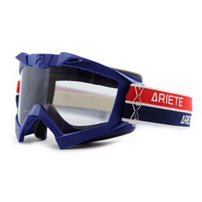 [ARIETE] Кроссовые очки (маска) ADRENALINE PRIMIS PLUS 2021, цвет Синий фото в интернет-магазине FrontFlip.Ru