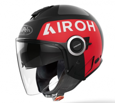 Мотошлем AIROH HELIOS UP BLACK MATT фото в интернет-магазине FrontFlip.Ru