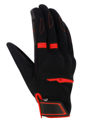Перчатки Bering FLETCHER EVO Black/Red фото в интернет-магазине FrontFlip.Ru