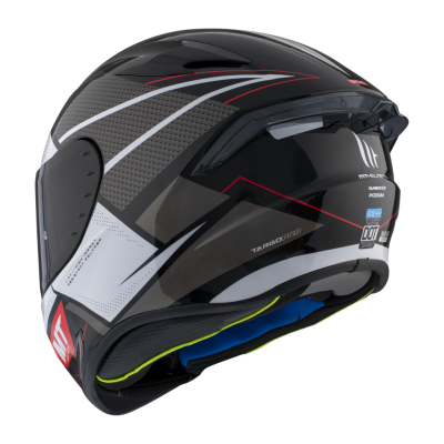 Шлем MT TARGO PRO PODIUM B0 Gloss Pearl White фото в интернет-магазине FrontFlip.Ru