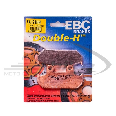 [EBC] Тормозные колодки FA124HH DOUBLE H Sintered фото в интернет-магазине FrontFlip.Ru