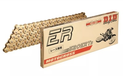 DID Цепь 520ERT3 G&G золотая 124 (moto parts) фото в интернет-магазине FrontFlip.Ru