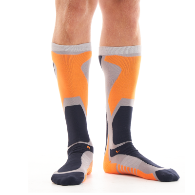 DRAGONFLY Термоноски 2D Enduro Orange-Blue фото в интернет-магазине FrontFlip.Ru