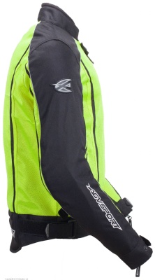 AGVSPORT Мотоциклетная летняя куртка SOLARE желтая фото в интернет-магазине FrontFlip.Ru
