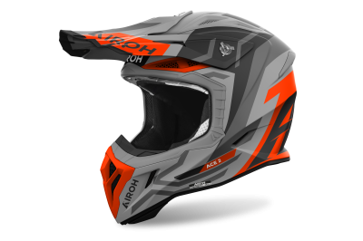 Мотошлем AIROH AVIATOR ACE 2 GROUND ORANGE MATT Кросс-Эндуро Композит фото в интернет-магазине FrontFlip.Ru