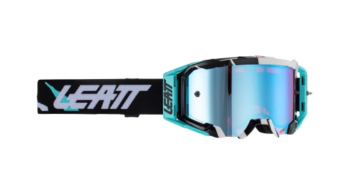 Очки Leatt Velocity 5.5 Iriz Acid Tiger Blue UC 26% фото в интернет-магазине FrontFlip.Ru