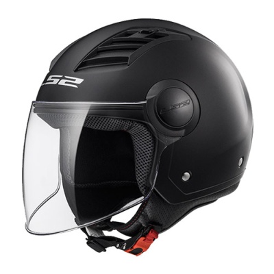 Шлем LS2 OF562 AIRFLOW LONG Gloss Black фото в интернет-магазине FrontFlip.Ru