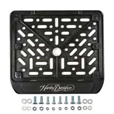 Рамка для номера мотоцикла нового образца HARLEY-DAVIDSON фото в интернет-магазине FrontFlip.Ru