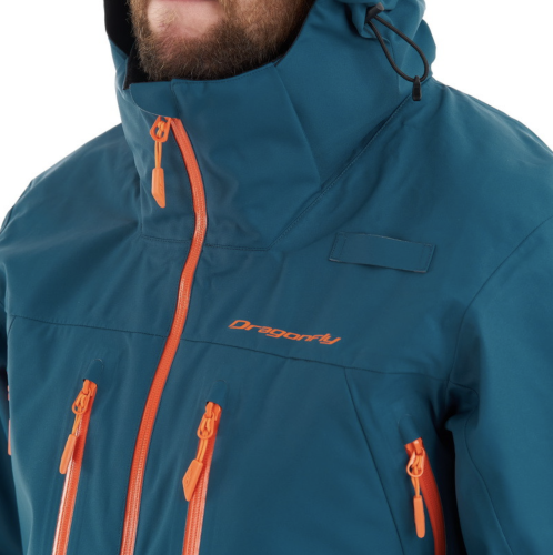 Dragonfly Комбинезон SuperLite 3L MAN Dark Ocean - Orange фото в интернет-магазине FrontFlip.Ru