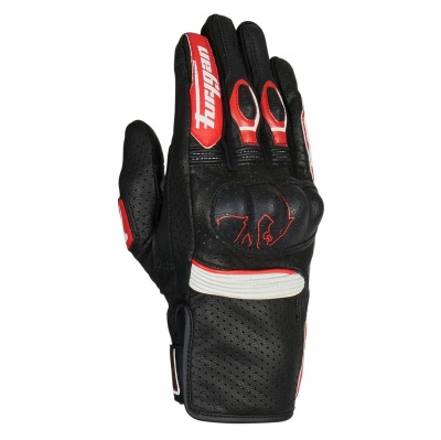 [FURYGAN] Перчатки TD ROADSTER кожа, цвет Черный/Красный фото в интернет-магазине FrontFlip.Ru