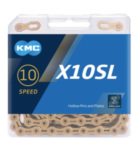 Цепь KMC X10SL 10ск. 114L Silver (BX10SLN14) фото в интернет-магазине FrontFlip.Ru