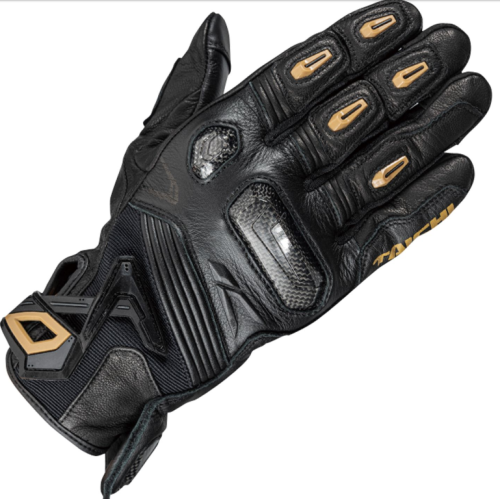 Перчатки комбинированные Taichi Raptor Black/Gold фото в интернет-магазине FrontFlip.Ru