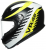 Шлем AGV K-6 TOP Rapid 46 Matt Black/White/Yellow фото в интернет-магазине FrontFlip.Ru
