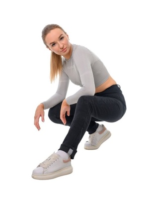 STARKS Мотоджинсы ZENA LITE, жен., Slim fit, черные фото в интернет-магазине FrontFlip.Ru