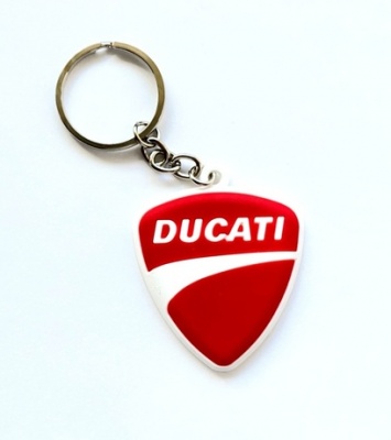 Брелок BMS 012 "Дукати красный" размер 4,5*5см фото в интернет-магазине FrontFlip.Ru