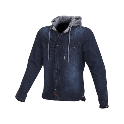 MACNA WESTCOAST Куртка джинсовая темно/синяя фото в интернет-магазине FrontFlip.Ru